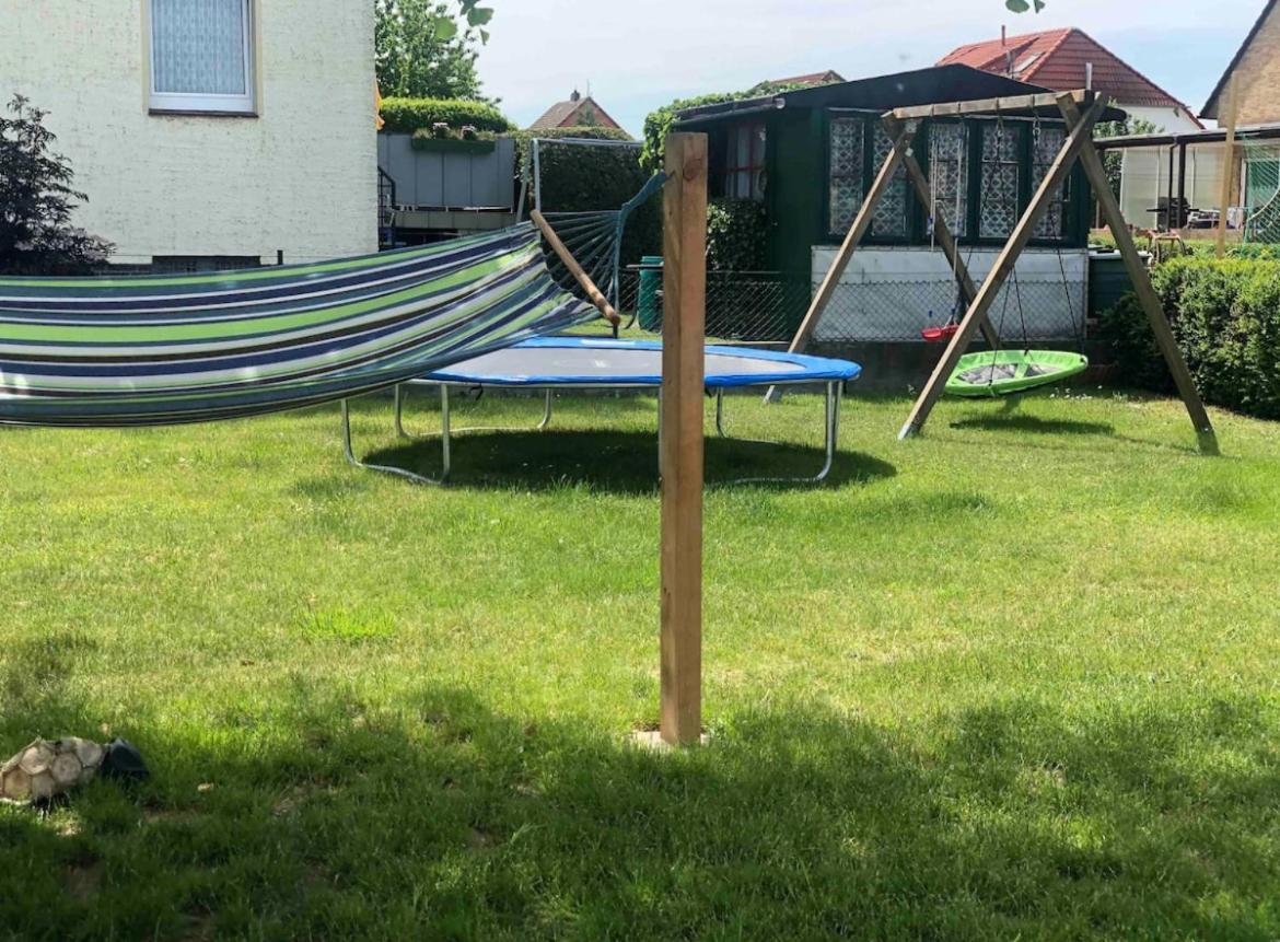 Kleine gemütliche Einliegerwohnung mit Garten und Pool Nordstemmen Exterior foto